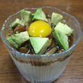 ままばなな1020's cooksnap of when they made アボカドとなめこの山芋とろとろ和え.