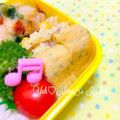 YUH♡ママ's cooksnap of when they made 卵1個で♪とろ～んとチーズ卵焼き.