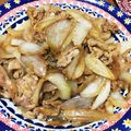 ココナッツ✮✮'s cooksnap of when they made ニラ　玉ねぎ　豚肉のオイスターソース炒め.