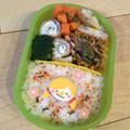 minch＊＊'s cooksnap of when they made 幼稚園 キャラ弁♡女の子 簡単.