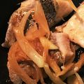 ささゆかちゃん's cooksnap of when they made 虹鱒の玉ねぎバターニンニク醤油ソテーがけ.