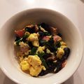 クックCHF9PZ☆'s cooksnap of when they made 簡単！ほうれん草、ベーコン、卵の炒め物.