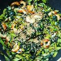keltutin's cooksnap of when they made 無駄にしないレシピ！かぶ(大根)の葉炒め.