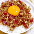 にゃんぷいぷい's cooksnap of when they made ご飯進みすぎ！マグロタルタルの美味しい丼.