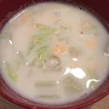 ＫＥＩＫＯ's cooksnap of when they made 災害非常食✿白菜とかき玉ミルクスープ.