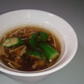 *neige*'s cooksnap of when they made オクラときのこのとろみスープ.