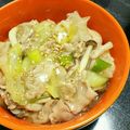 ＊SHIBA＊'s cooksnap of when they made 白菜と豚肉で簡単すぎるあんかけ丼♡.
