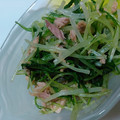 あっきー１９７２'s cooksnap of when they made 材料4つ☆簡単☆水菜とツナの和え物.