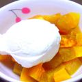 nosso's cooksnap of when they made 相性バツグン！水切りヨーグルトと熱々の柿.
