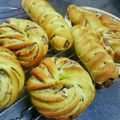せな393's cooksnap of when they made HBでグリーンティー抹茶ミルクちぎりパン.