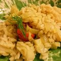Amackerel's cooksnap of when they made 整腸作用のあるフィノッキオのリゾット.