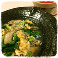 ボチボチハラハラ's cooksnap of when they made メタボ防止♡牡蠣と小松菜の卵とじ.