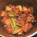 クックJPQE53☆'s cooksnap of when they made 根菜たっぷり！牛すじ肉の土手焼き.