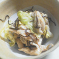 yukibe's cooksnap of when they made やみつき！キャベツとササミの塩昆布和え.