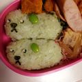 ゆんゆるん's cooksnap of when they made キャラ弁 豆しば 簡単.