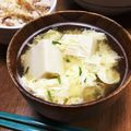 YUKIKI☆'s cooksnap of when they made 高野豆腐&卵のとろとろお吸い物☆.