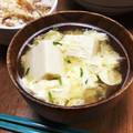 YUKIKI☆'s cooksnap of when they made 高野豆腐&卵のとろとろお吸い物☆.