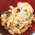caramelcorn's cooksnap of when they made 15分で♪カルボナーラ風リゾット✨.