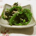まいまいママ's cooksnap of when they made ピーマンとわかめのナムル.