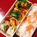 yesmama's cooksnap of when they made きゅうりと梅と大葉のちくわ巻き.