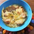 ゆかりだま's cooksnap of when they made お麩で！？簡単オニオングラタンスープ.
