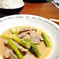 ☆のっこ★'s cooksnap of when they made 簡単♡豚肉とアスパラのガーリックマヨポン.