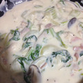 yanagamo's cooksnap of when they made 白菜とほうれん草のクリーム煮.