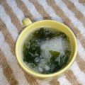 ｓｉｏ's cooksnap of when they made 大根おろしとワカメの簡単スープ.