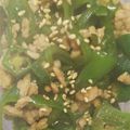 sawame's cooksnap of when they made ピーマンとオクラ炒め.
