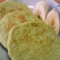 Happy☆コメット's cooksnap of when they made 手作りおやつ☆ほうれん草のパンケーキ.