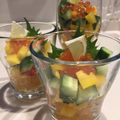 まゆまゆ105's cooksnap of when they made 前菜♪エビと帆立パプリカのジュレカップ♡.