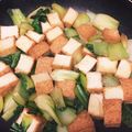 クック9HDOBA☆'s cooksnap of when they made 厚揚げとチンゲン菜のピリ辛炒め.