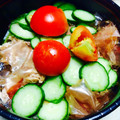 カルダモンティ's cooksnap of when they made 旨っ！簡単！鰹削り節で～冷汁風かけご飯.