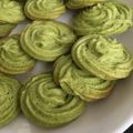 Winfriede's cooksnap of when they made 抹茶の絞り出しクッキー.