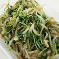 はっつーにゃん's cooksnap of when they made 豆苗(小松菜、もやし)のナムル.