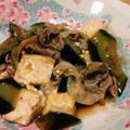 赤きんぎょ16's cooksnap of when they made ナスと木綿豆腐のピリ辛豚コマ炒め煮.