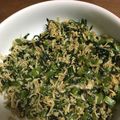 めぐもちゃん☆'s cooksnap of when they made ゴマ香る～ 幼児OK!小松菜ふりかけ.