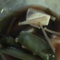 みゆだんご's cooksnap of when they made わぁい春の味覚♫里芋とえんどうのみそ汁♡.
