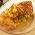 YukaKitch's cooksnap of when they made おひとりブランチ♡半折アボカドオムレツ.