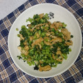 チビママ225's cooksnap of when they made おつまみに＊大根の葉と油揚げの炒めもの.