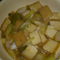 紅茶とチーズケーキ's cooksnap of when they made 簡単で美味しい！長ネギと厚揚げ炒め.