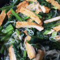 RINRIN☆★'s cooksnap of when they made 小松菜とさつま揚げの焼きびたし.