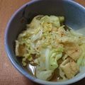 はしもし's cooksnap of when they made キャベツと油あげの煮浸し.