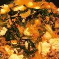 クックYF39Z2☆'s cooksnap of when they made 豆腐とニラのキムチ煮.