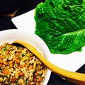 錯乱。's cooksnap of when they made サニーレタスの豚そぼろ納豆包み.