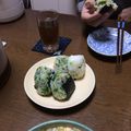 pochilala's cooksnap of when they made 大根，蕪の葉でおにぎりだぁぁ～！.