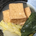 moeoke's cooksnap of when they made 小松菜と厚揚げの煮物.