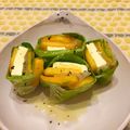 ayuwaku's cooksnap of when they made 柿と生ハム、チーズの生春巻サラダ.