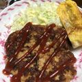 小梅ちゃんmama's cooksnap of when they made 健康美人♡もっちりハンバーグ.