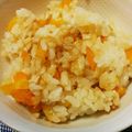 でりーK's cooksnap of when they made なめたけ・にんじん・油揚げの炊き込みご飯.